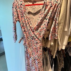 Diane Von Furstenberg Floral Wrap Dress